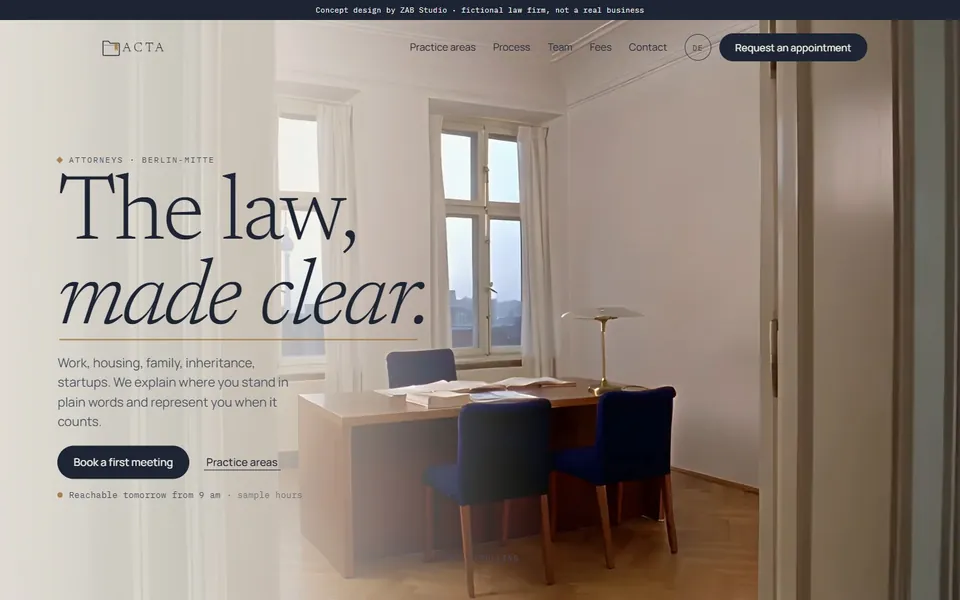 ACTA · Law firm