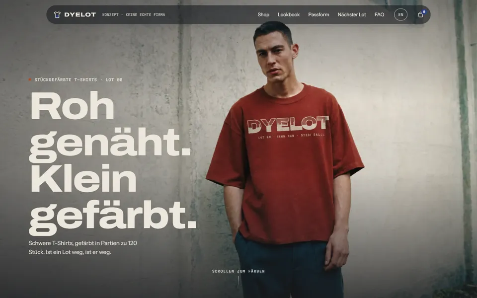 DYELOT · Online-Shop