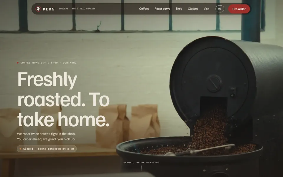 KERN Roastery · Store